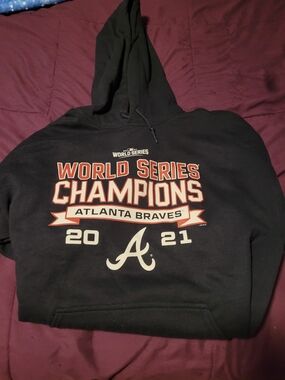 Atlanta Braves 2021 World Series Champions Black Hoodie